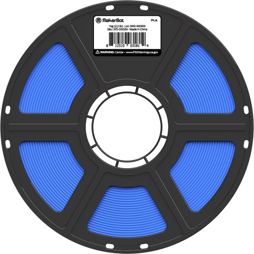 MakerBot 1.75mm PLA True Color Series Filament (2.2 lb, True Blue)