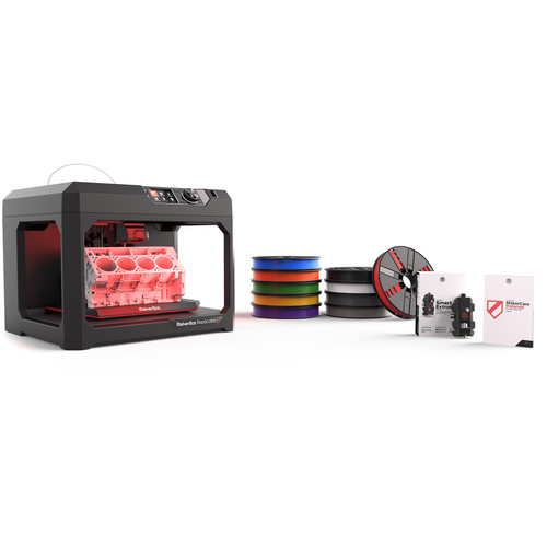 MakerBot Replicator+ Essentials Pack with 3-Year MakerCare Preferred Protection Plan
