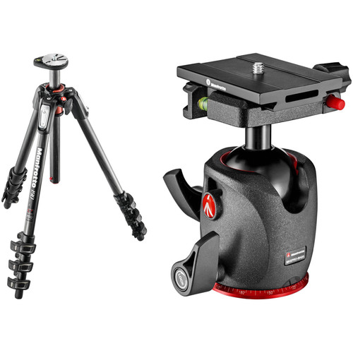 Manfrotto MT190CXPRO4 Carbon Fiber Tripod w/ XPRO Ball Head w/ Top Lock Quick Release System