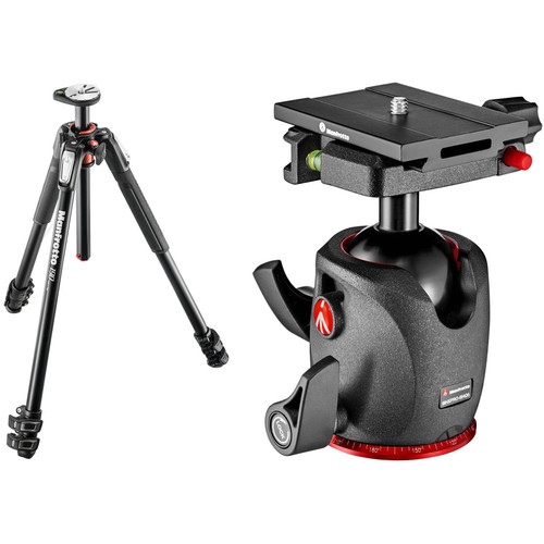 Manfrotto MT190XPRO3 Aluminum Tripod and XPRO Ball Head with Top Lock Quick Release System