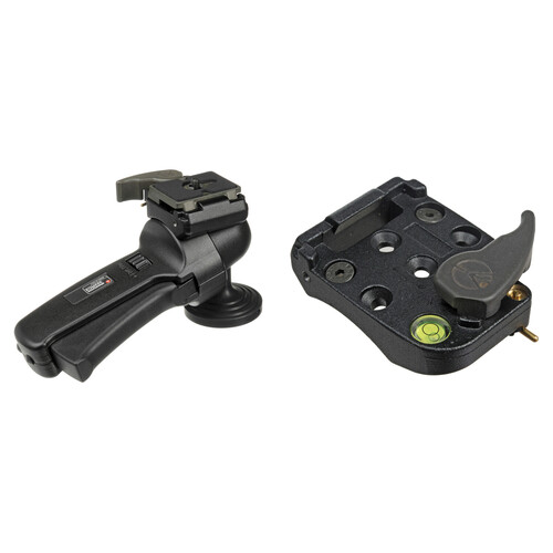 Manfrotto 322RC2 Ball Head Kit with 200PL-14 Quick Release Plate and 322RA Quick Release Adapters