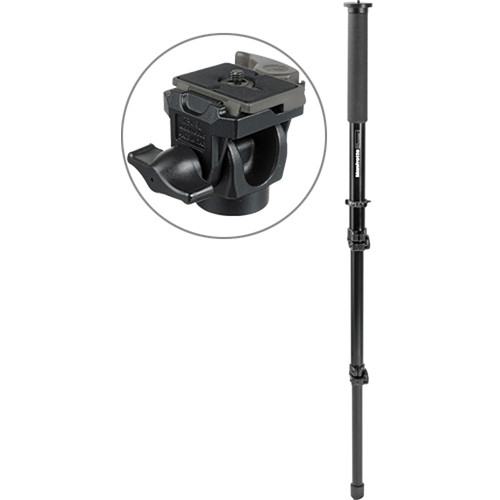 Manfrotto 681B Monopod with 234RC Swivel/Tilt Head - Supports 6 lb (2.7kg)