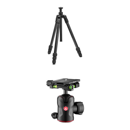 Manfrotto Befree GT PRO Carbon Fiber Travel Tripod with 496 Center Ball Head Kit