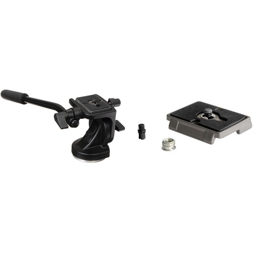 Manfrotto 700RC2 Mini Video Fluid Head and Extra Quick Release Plate Kit