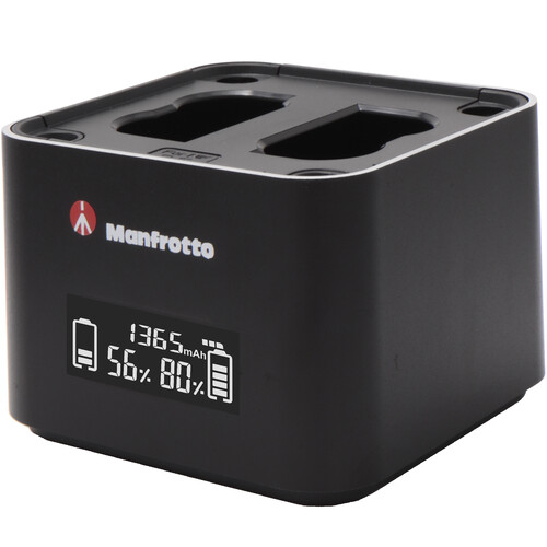 Manfrotto ProCUBE Professional Twin Charger for Nikon EN-EL14, EN-EL15, EN-EL25 Batteries