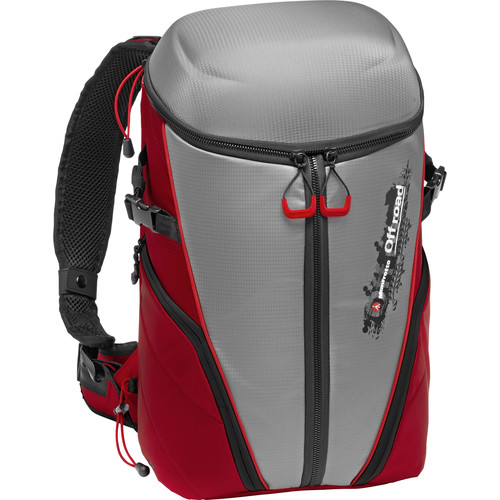 Manfrotto Off Road Stunt Backpack (Gray/Red) MB OR-ACT-BPGY B&H