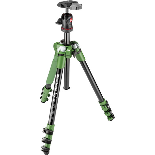Manfrotto BeFree Compact Travel Aluminum Alloy Tripod (Green)