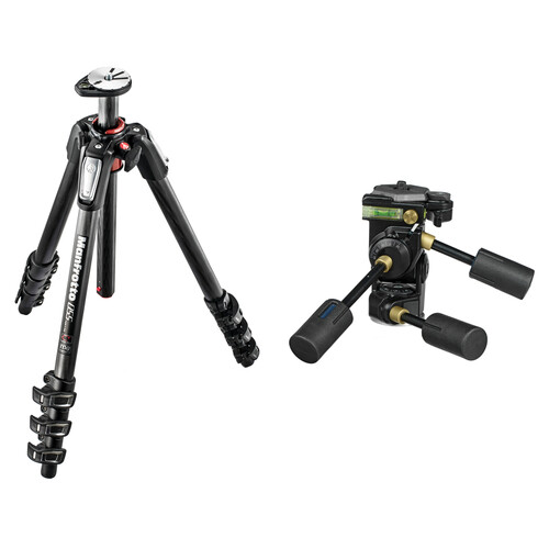 Manfrotto MT055CXPRO4 Carbon Fiber Tripod with 229D Super