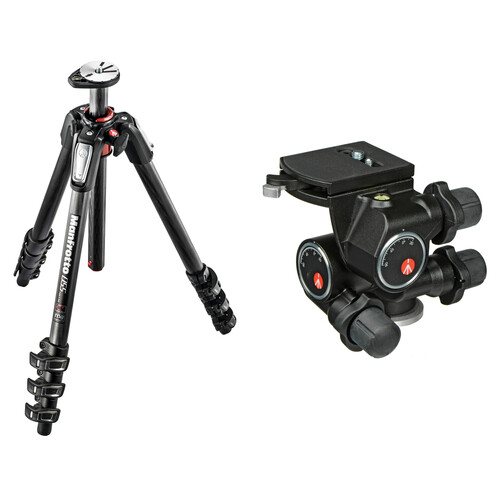 Manfrotto MT055CXPRO4 Carbon Fiber Tripod with 410 Junior Geared Head