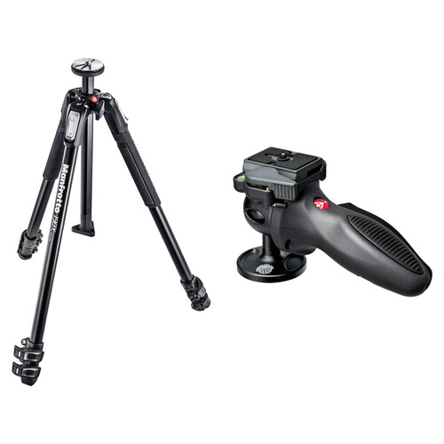 Manfrotto MT190X3 Aluminum Tripod with 324RC2 Joystick Head