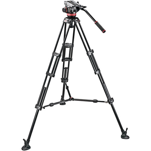 Manfrotto Mvh502A Head, 546B Tripod and Carrying Bag