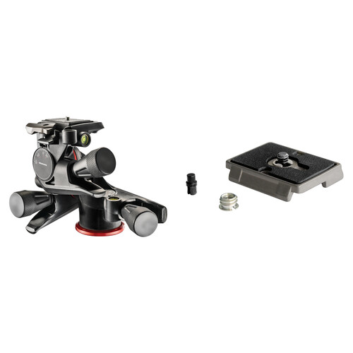 Manfrotto XPRO 3-Way, Geared Pan-and-Tilt Head Kit with 200PL-14 and 200PL Quick Release Plates