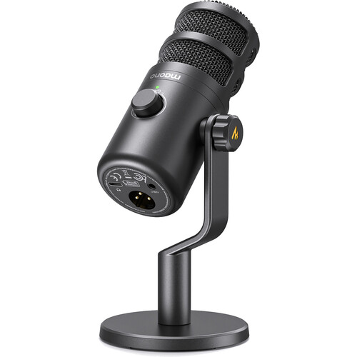 maono PD100 GEN2 USB/XLR Dynamic Microphone Kit with Desktop Stand