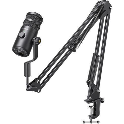 maono PD100S GEN2 USB/XLR Dynamic Microphone Kit with Adjustable Boom Arm