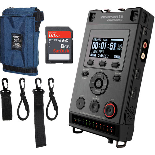 Marantz Professional Marantz PMD-661 MKII-Field Recorder and Porta Brace Case Kit