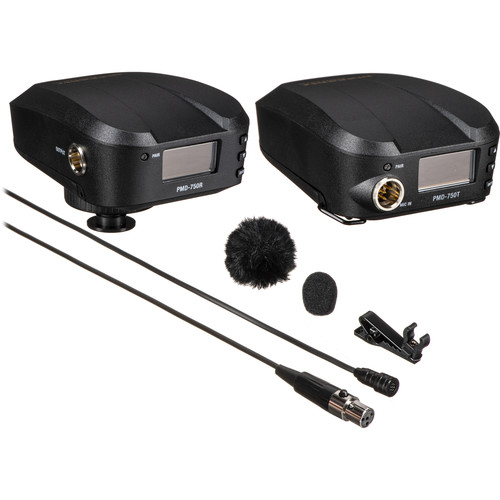 Marantz Professional PMD-750 Camera-Mount Digital Wireless System with Omnidirectional Lavalier Mic