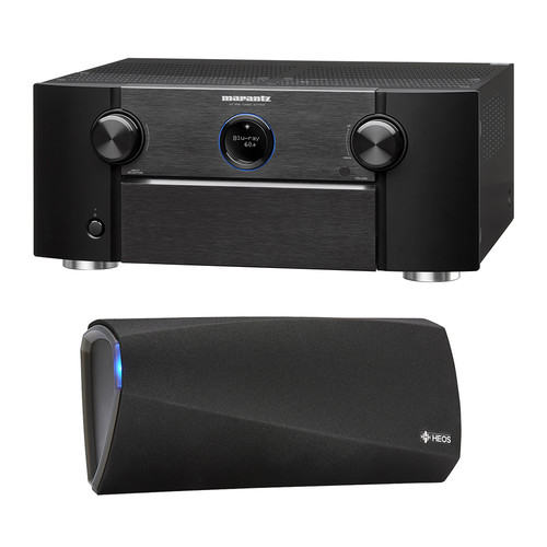 Marantz SR7011 9.2-Channel Network A/V Receiver with HEOS 3 Series 2 Wireless Speaker Kit (Black)