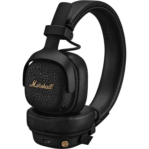 Marshall Milton A.N.C. Wireless Noise-Canceling On-Ear Headphones (Black)