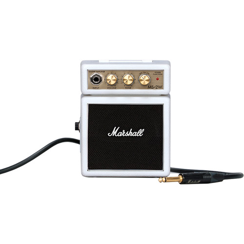 Marshall Amplification MS-2W-U Micro Amp - Mini Practice Amp (Limited Edition White)