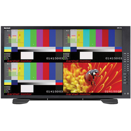Marshall Electronics QVW-2710 27" 4K/2K Quad Viewer Monitor