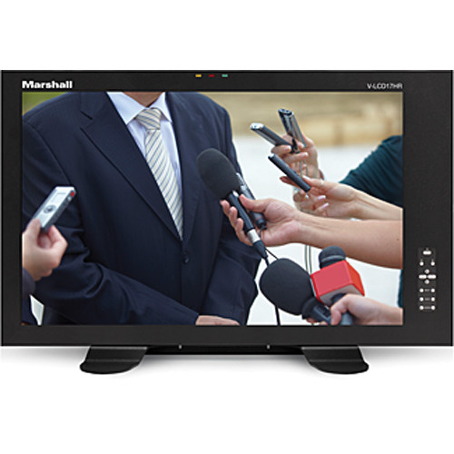 Marshall Electronics V-LCD17HR-2HDI-DT 17" LCD Desktop Monitor with Dual HDMI Input