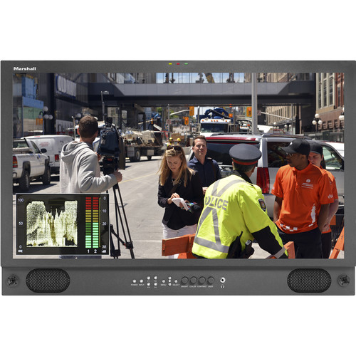 Marshall Electronics V-LCD241MD 24" LCD Desk Rackmount Monitor (No Modules)