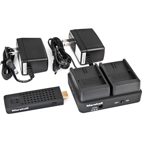 Marshall Electronics WP-2C Wireless HDMI Transmitter Receiver System (Dual LP-E6)
