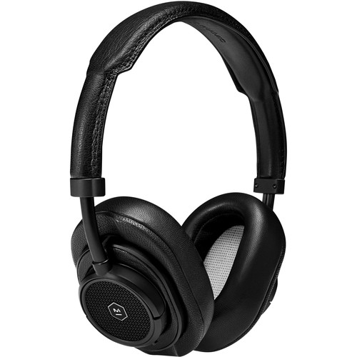 Master & Dynamic MW50+ 2-in-1 Wireless On-Ear / Over-Ear Headphones (Black Leather / Black Metal)