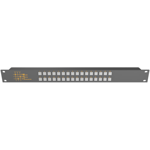 Matrix Switch 32-Input 1-Output Control Panel with Button Control Panel (1 RU)