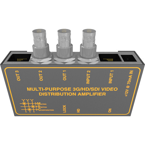 Matrix Switch Multi-Purpose 3G/HD/SDI Video Distribution Amplifier