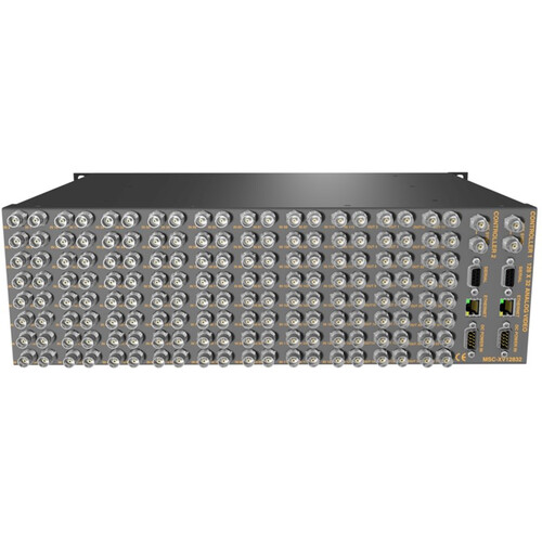 Matrix Switch 128 Input x 32 Output Crosslink Composite Analog Video Router with Status Panel