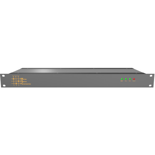 Matrix Switch 16 x 16 Composite Analog Video Router with Status Panel (1 RU)