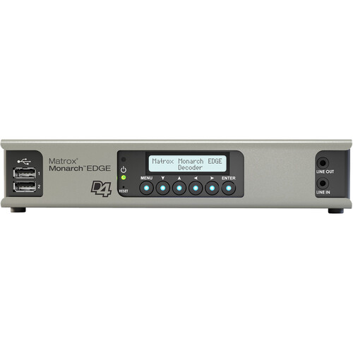 Matrox Monarch EDGE 4K/Multi-HD Remote Production (REMI) Decoder