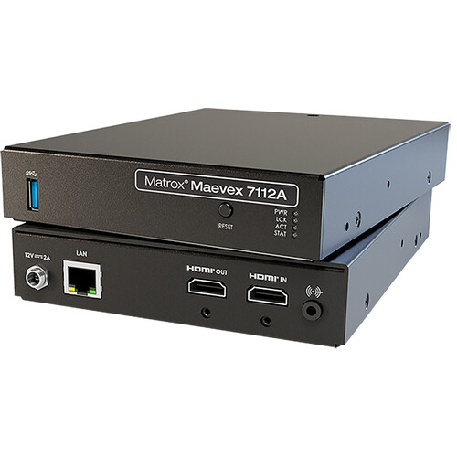 Matrox Maevex 7112A Single-Channel 4K60 AVC/H.264 Video Encoder