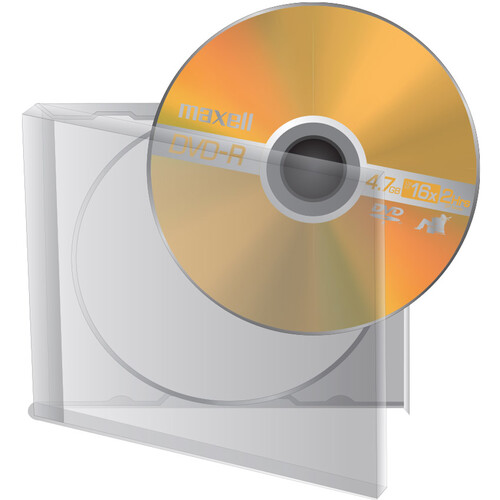 Maxell Slimline Jewel Cases for CDs & DVDs (40-Pack)