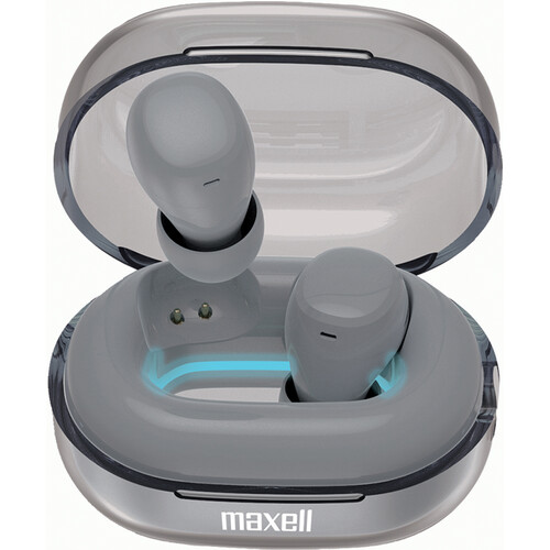 Maxell Tune Out True Wireless Earbuds with Sleep Comfort Design (Gray)