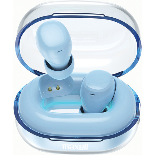 Maxell Tune Out True Wireless Earbuds with Sleep Comfort Design (Blue)