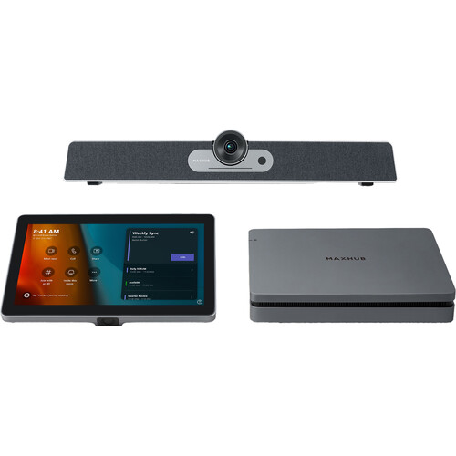 MAXHUB XT10-VB Kit with UC S07 Video Bar, Computer, and Touch Console (Microsoft Teams Rooms)