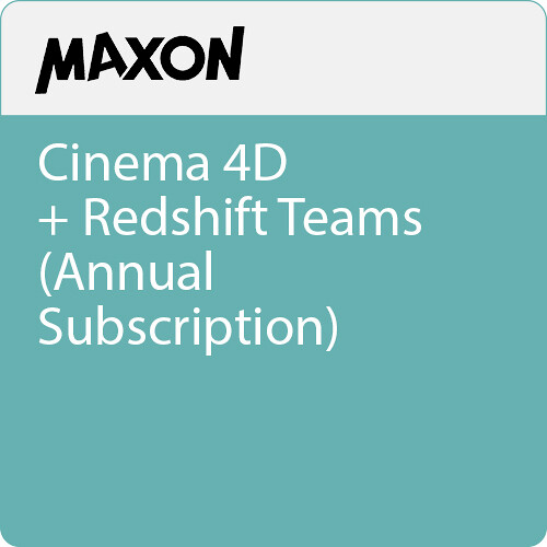 Maxon Cinema 4D + Redshift Teams (Annual Subscription)