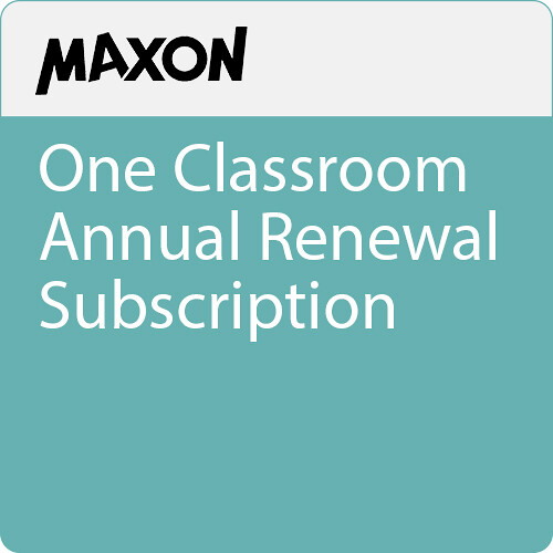 Maxon One Classroom 1-Year Renewal Subscription