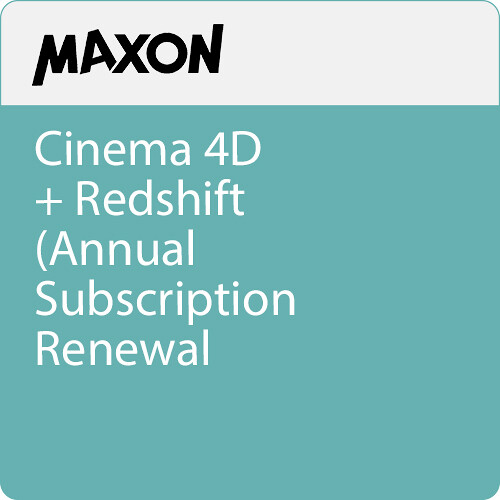 Maxon Cinema 4D + Redshift (Annual Subscription Renewal)