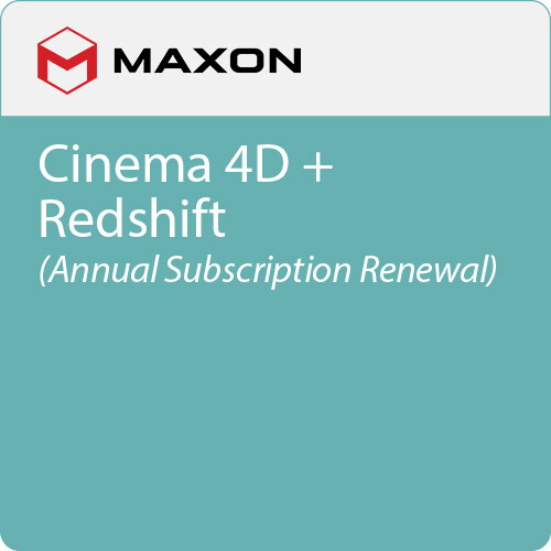 Maxon Cinema 4D + Redshift for Cinema 4D (Annual Subscription Renewal)