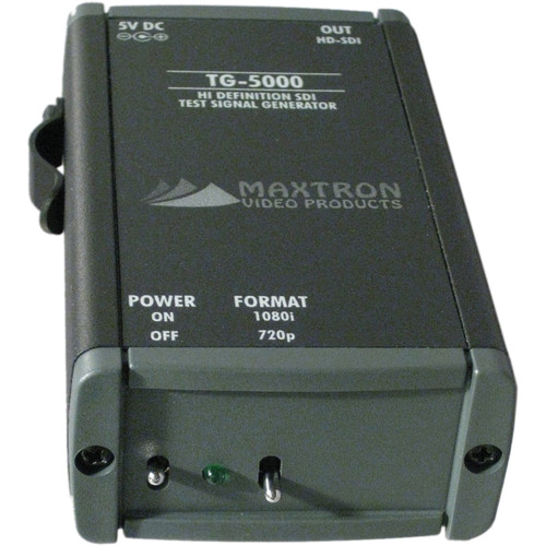 Maxtron TG-5000B Dual-Format HD-SDI Pattern Generator with Internal Lithium-Ion Battery
