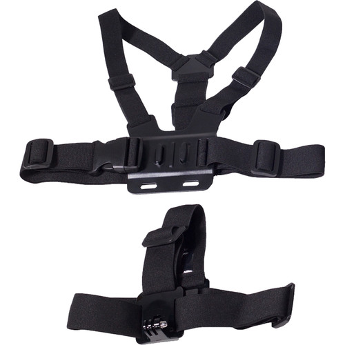 MaxxMove Chest Body Strap & Head Strap for GoPro