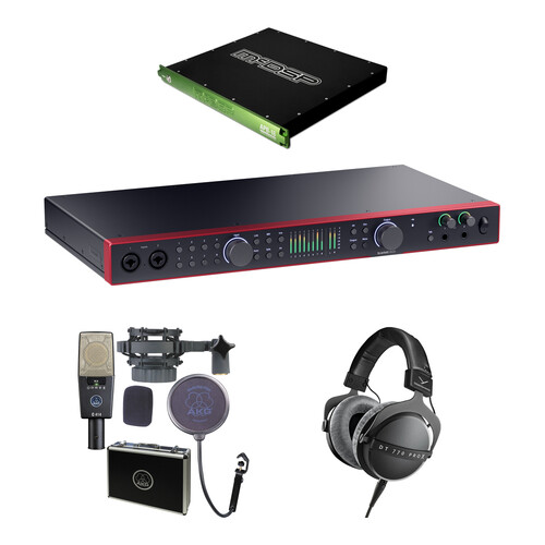 McDSP APB-16 16-Channel Analog Processing Box Kit with Microphone and Headphones