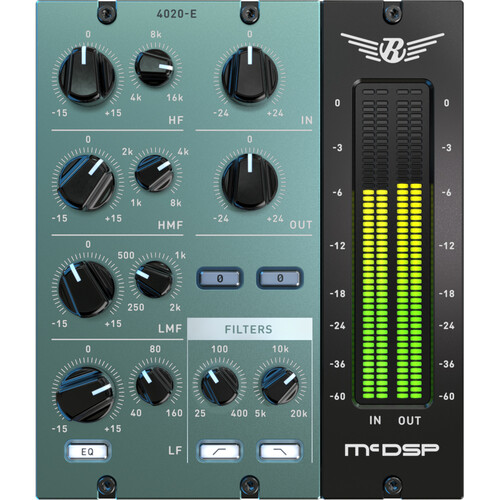 McDSP 4020 Retro EQ v6 - EQ and Filter Plug-In (HD, Download)