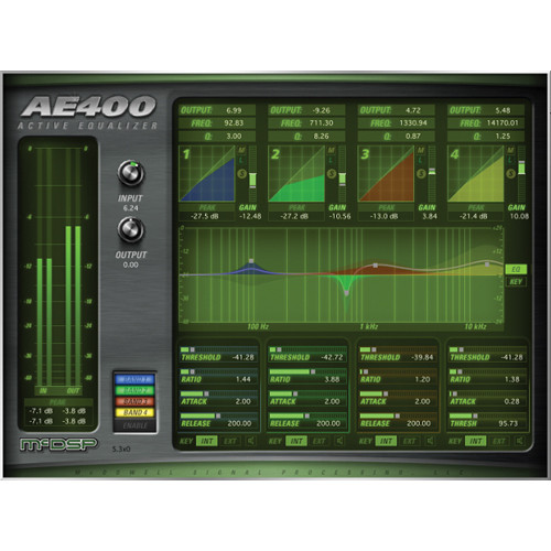 McDSP AE400 Active EQ Software Plug-In V5 (Native Version)