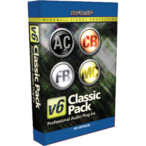McDSP Classic Pack HD v4 to v6 Upgrade - Music Production Plug-In Bundle (Download)