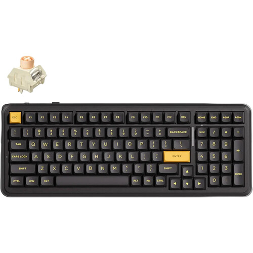 MCHOSE K99 V3 Wireless Mechanical Keyboard (Black Gold)