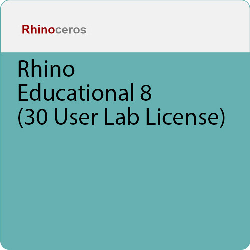 McNeel Rhino 8 (30-User License, Educational, Download)